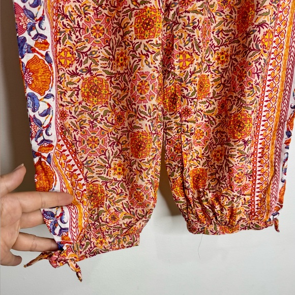 Rachel Zoe Marigold Market Linen-Blend Pants - Picture 4 of 8